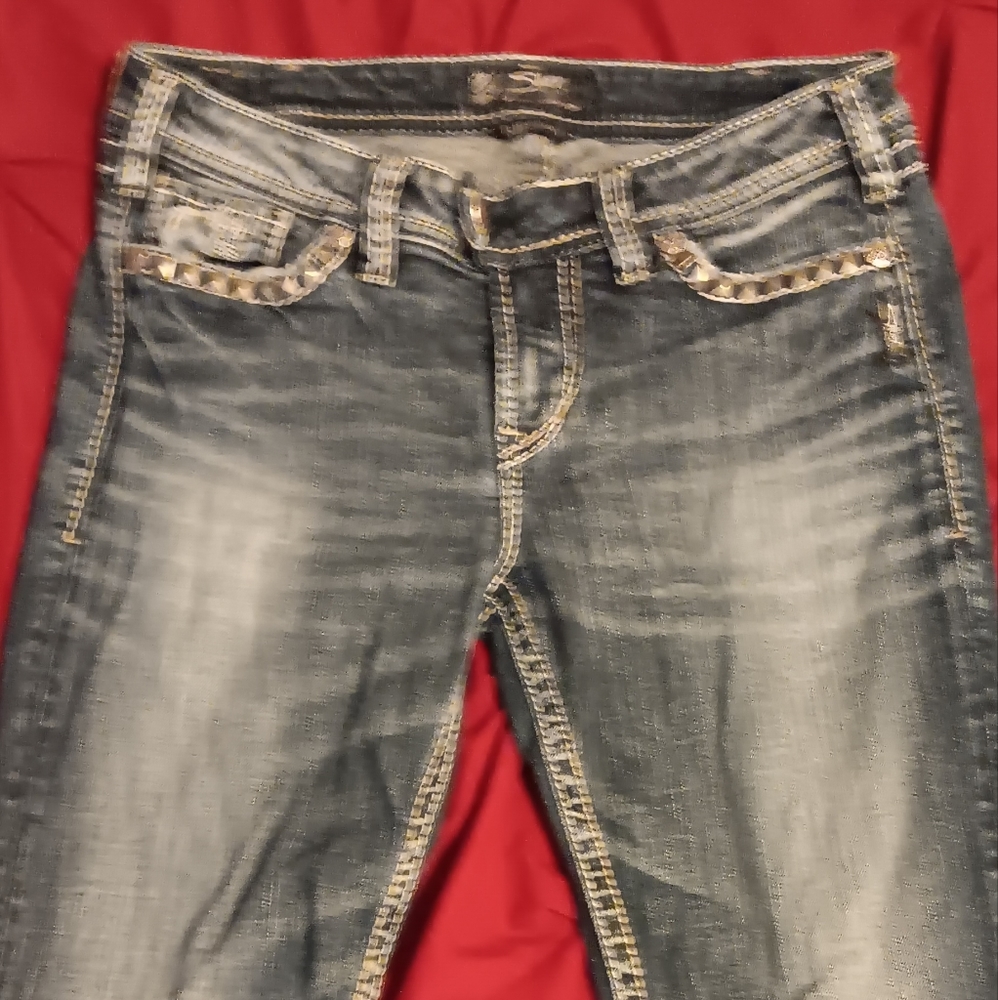 Silver jeans